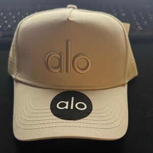 ALO Yoga white Trucker Hat